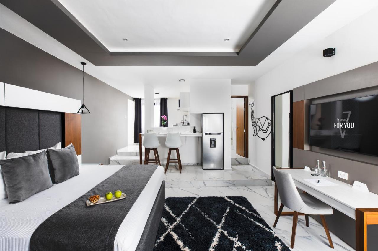 Seven Boutique Apartments Cancun Exterior photo